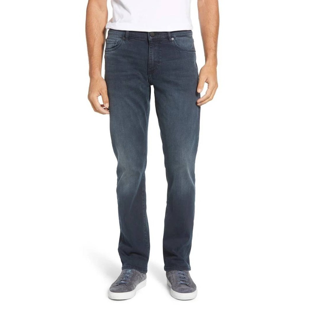 NWT DL1961 Russell Slim Straight Jeans Mens 42x32 Fuel Wash Stretch Denim Casual